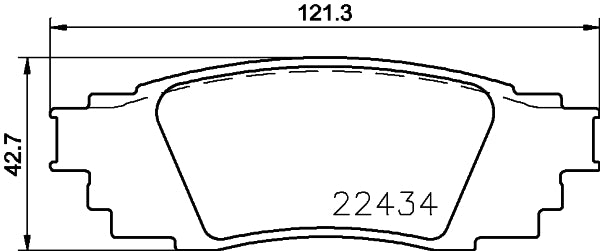 set placute frana,frana disc P 83 160 BREMBO