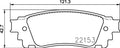 set placute frana,frana disc P 83 166 BREMBO