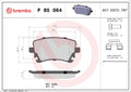 set placute frana,frana disc P 85 064 BREMBO