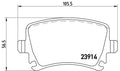 set placute frana,frana disc P 85 073 BREMBO