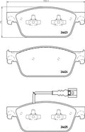 set placute frana,frana disc P 85 141 BREMBO