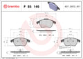 set placute frana,frana disc P 85 146X BREMBO