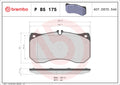 set placute frana,frana disc P 85 175 BREMBO