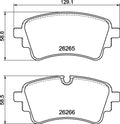 set placute frana,frana disc P 85 185 BREMBO