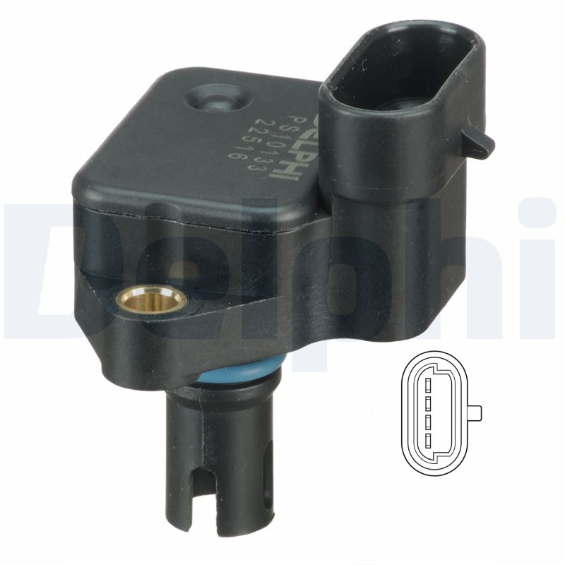 Senzor, presiune galerie admisie PS10133 DELPHI