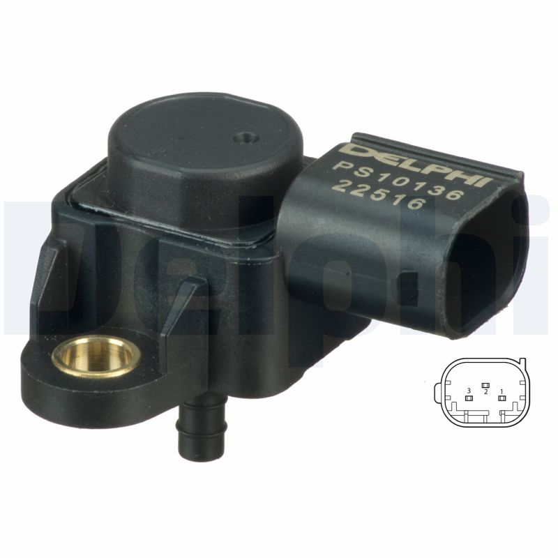 Senzor, presiune galerie admisie PS10136 DELPHI