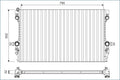 Radiator, racire motor 701126 VALEO