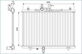 Radiator, racire motor 701164 VALEO