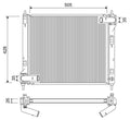 Radiator, racire motor 701264 VALEO