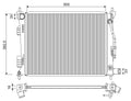 Radiator, racire motor 701342 VALEO