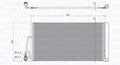 Radiator clima MAGNETI MARELLI 350203861000