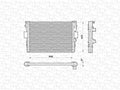 Radiator, racire motor 350213169000 MAGNETI MARELLI