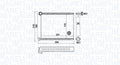 Schimbator caldura, incalzire habitaclu 350218473000 MAGNETI MARELLI