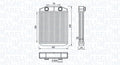 Schimbator caldura, incalzire habitaclu 350218516000 MAGNETI MARELLI