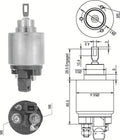 Solenoid, electromotor 940113050343 MAGNETI MARELLI