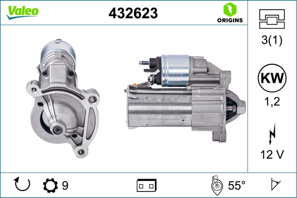 starter 432623 VALEO