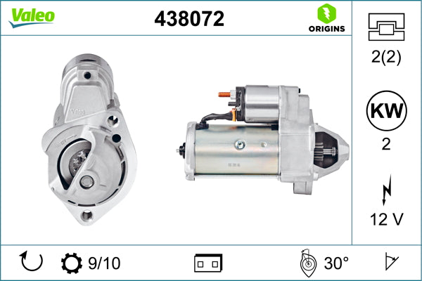 starter 438072 VALEO
