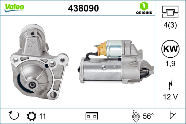starter 438090 VALEO