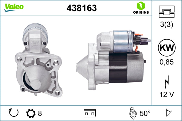 starter 438163 VALEO