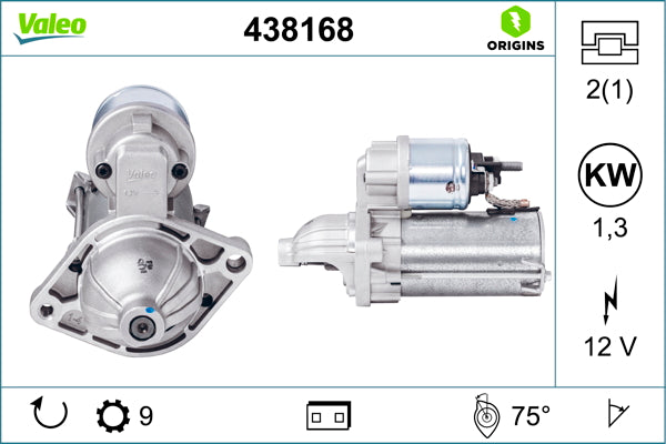 starter 438168 VALEO