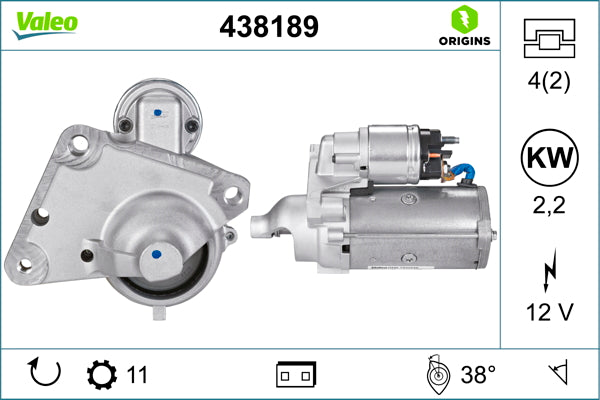 starter 438189 VALEO