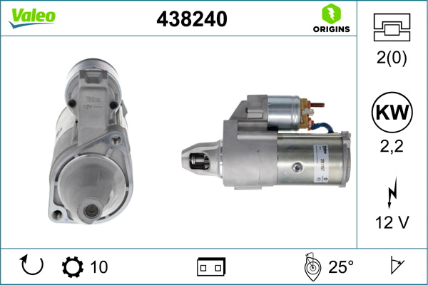 starter 438240 VALEO