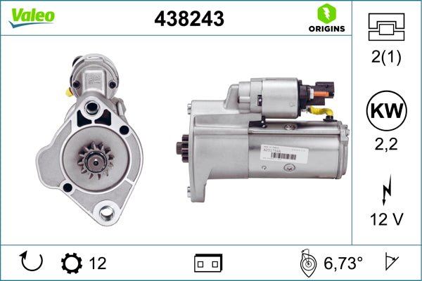 starter 438243 VALEO