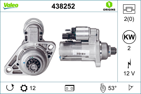 starter 438252 VALEO