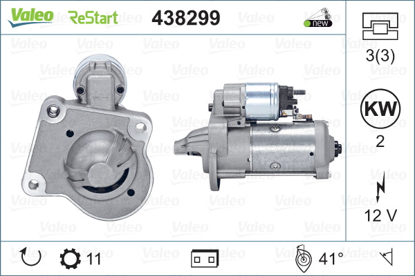 starter 438299 VALEO