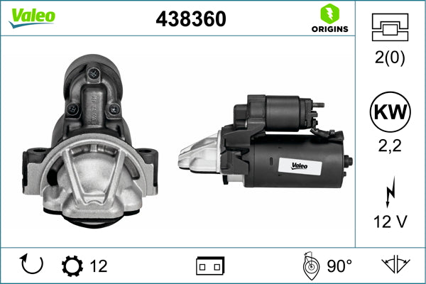 starter 438360 VALEO