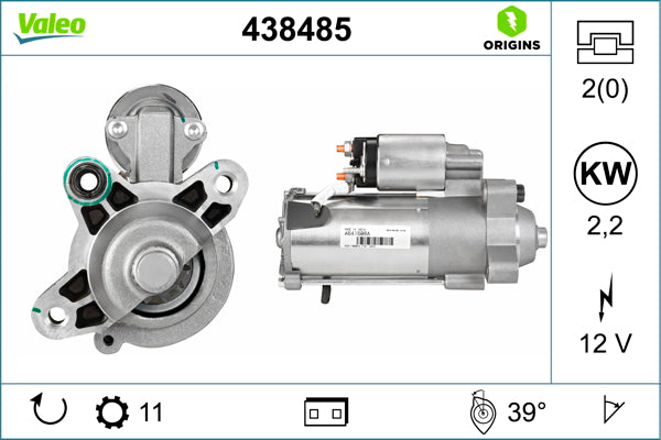Electromotor VALEO 438485