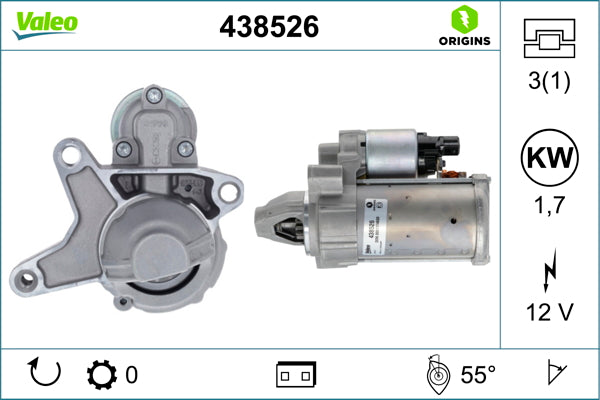 starter 438526 VALEO
