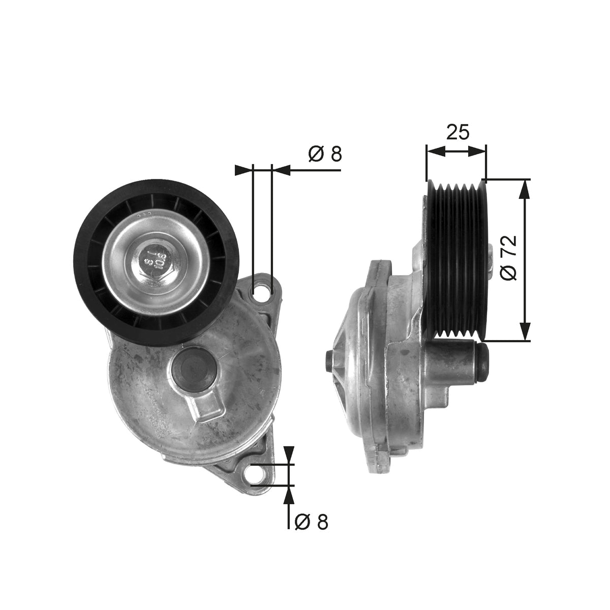 rola intinzator,curea transmisie T38188 GATES
