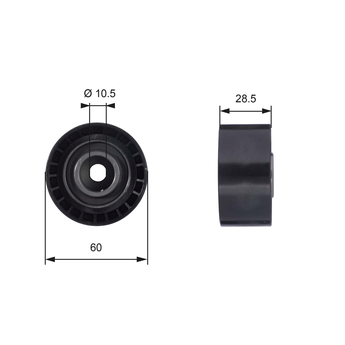 Rola ghidare/conducere, curea distributie T42036 GATES