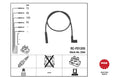 Set cablaj aprinder 2584 NGK