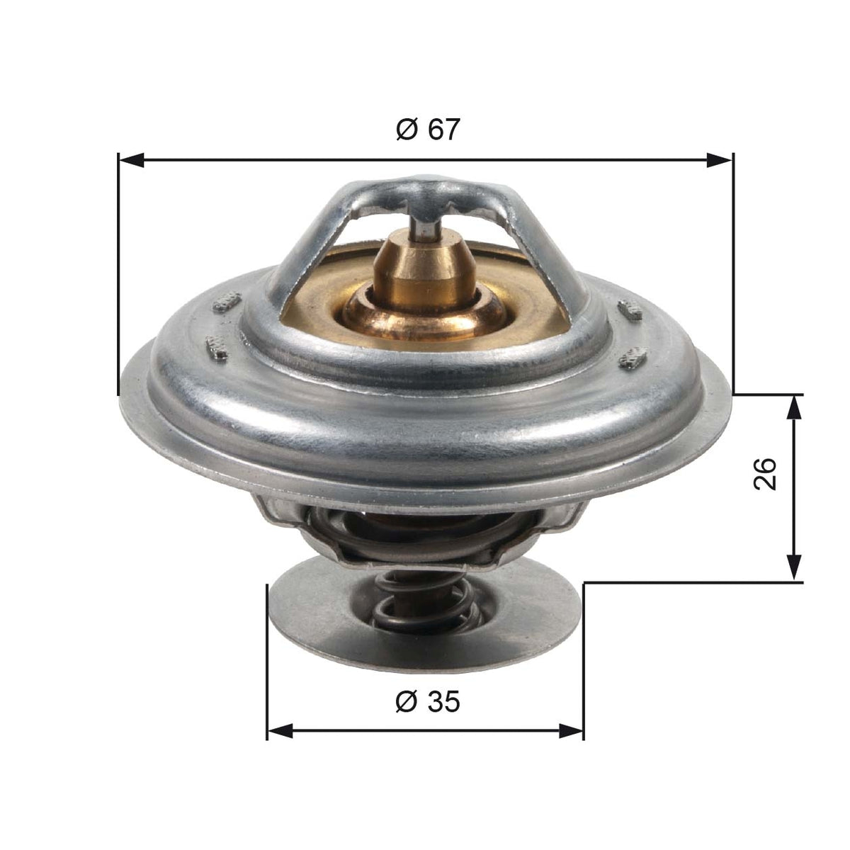 termostat,lichid racire TH13287G1 GATES