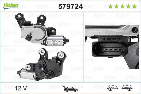 motor stergator 579724 VALEO