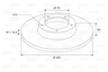 Disc frana 197097 VALEO