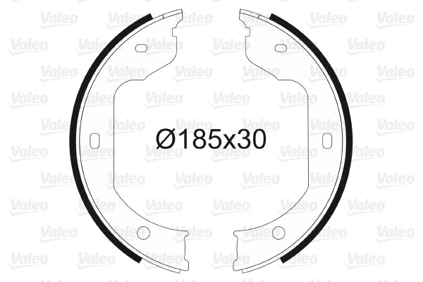 Set saboti frana de mana VALEO 562805