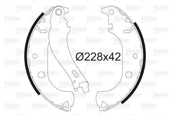 Set saboti frana 562806 VALEO