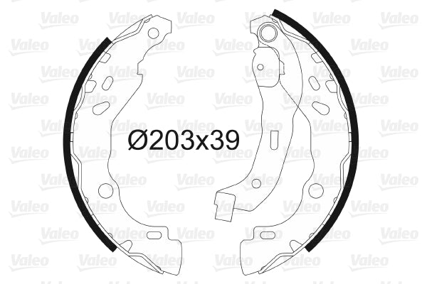 Set saboti frana 562810 VALEO