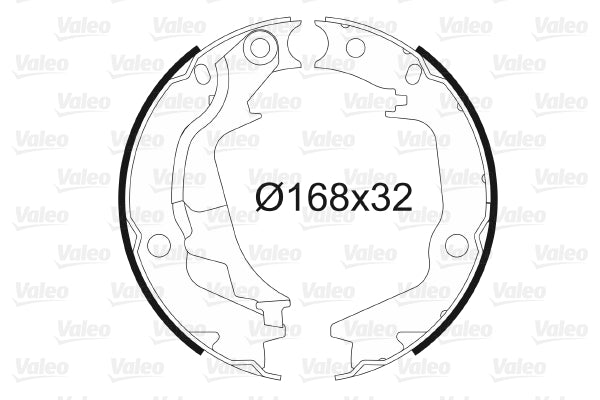 Set saboti frana, frana de mana 564138 VALEO