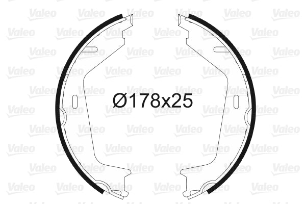Set saboti frana, frana de mana 564201 VALEO