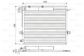 Condensator, climatizare 814025 VALEO