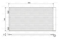 Condensator, climatizare 814408 VALEO