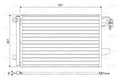 Condensator, climatizare 814461 VALEO