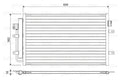 Condensator, climatizare 822551 VALEO