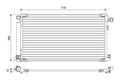 Condensator, climatizare 822658 VALEO