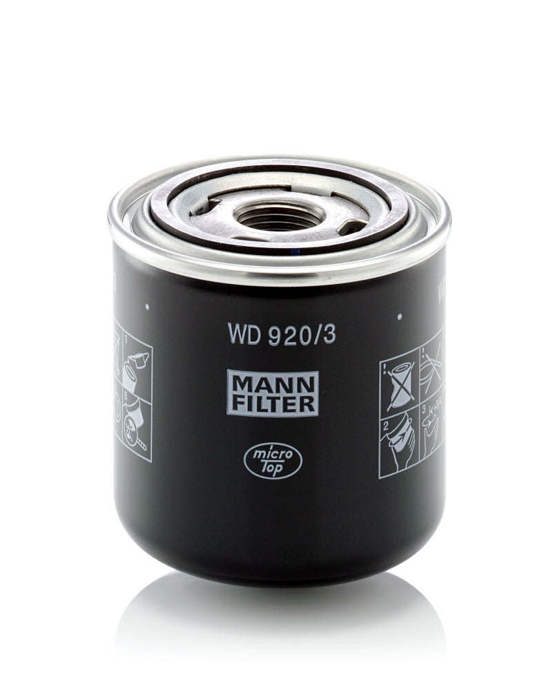 Filtru hidraulic, cutie de viteze automata WD 920/3 MANN-FILTER