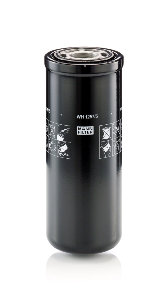 Filtru hidraulic, cutie de viteze automata WH 1257/5 MANN-FILTER